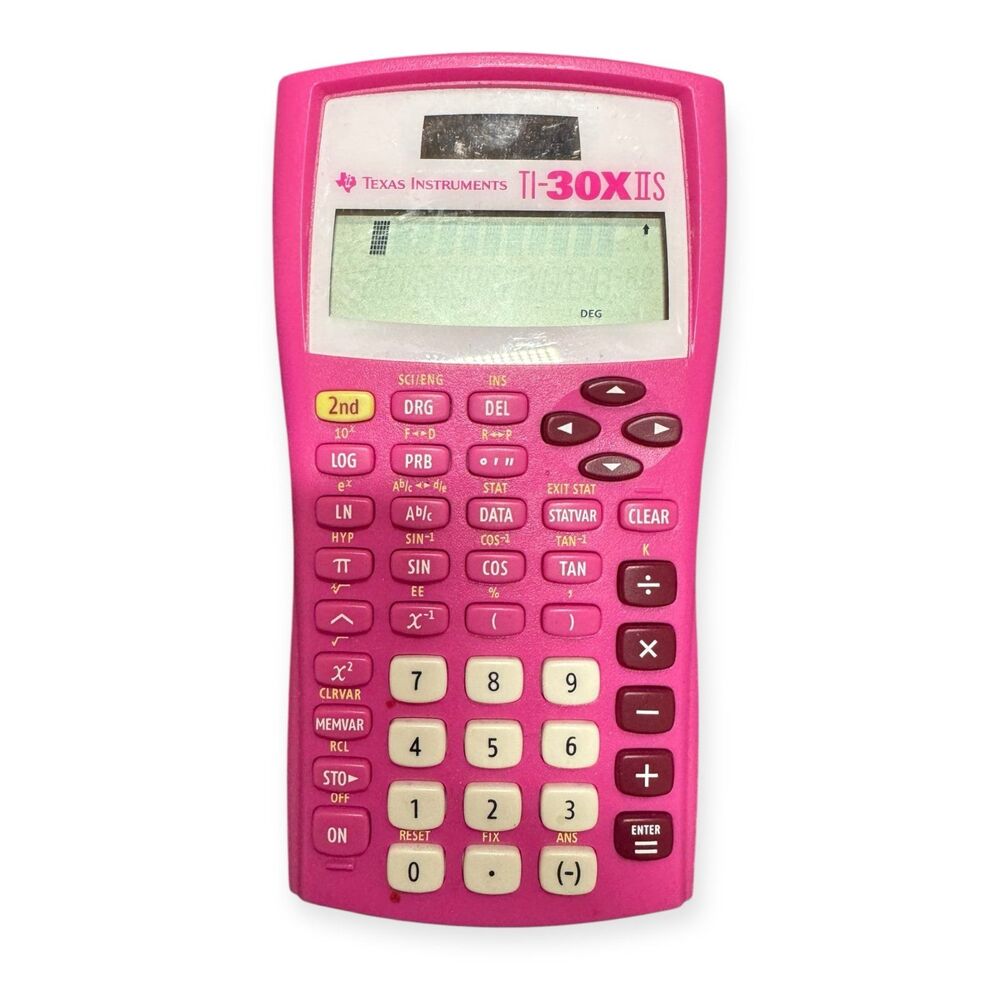 Texas Instrument Ti-30X iis PINK Two‎ Line Display Scientific Calculator